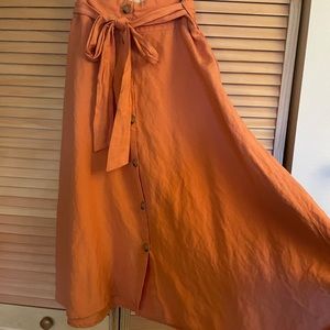 Maxi Button Down Skirt